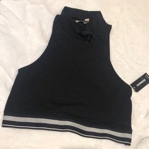 Express cropped athletic top